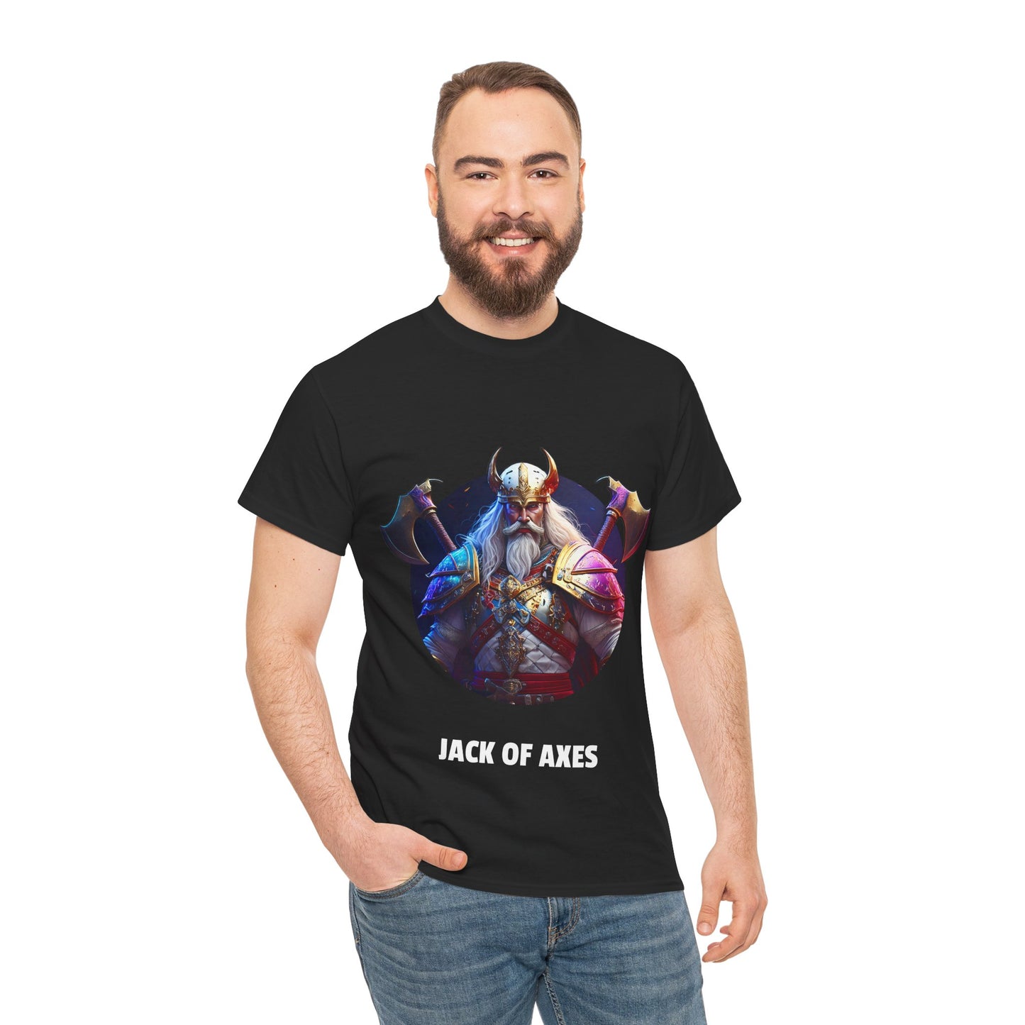 Jack Of Axes - Unisex Heavy Cotton Tee (UK)
