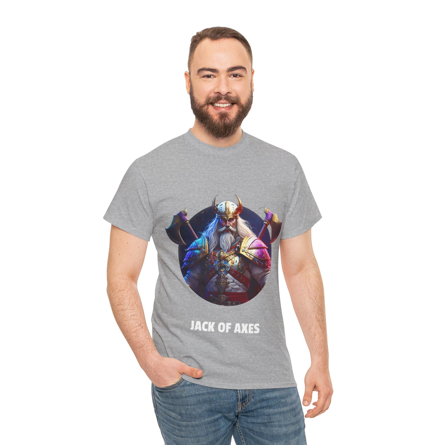 Jack Of Axes - Unisex Heavy Cotton Tee (UK)