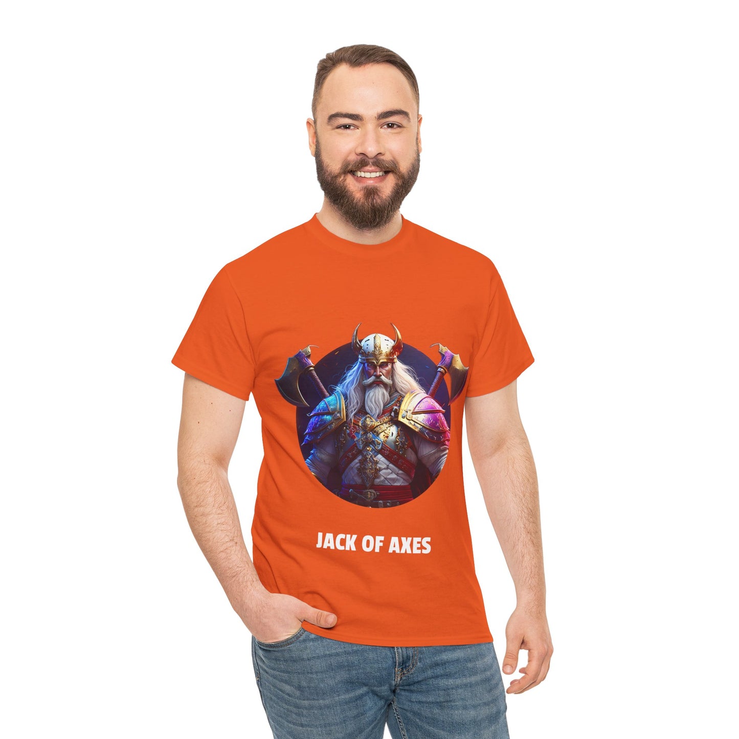 Jack Of Axes - Unisex Heavy Cotton Tee (UK)