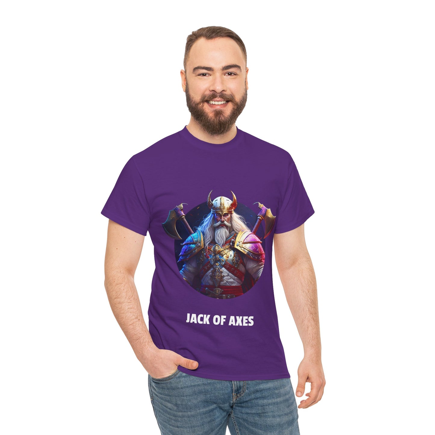 Jack Of Axes - Unisex Heavy Cotton Tee (UK)