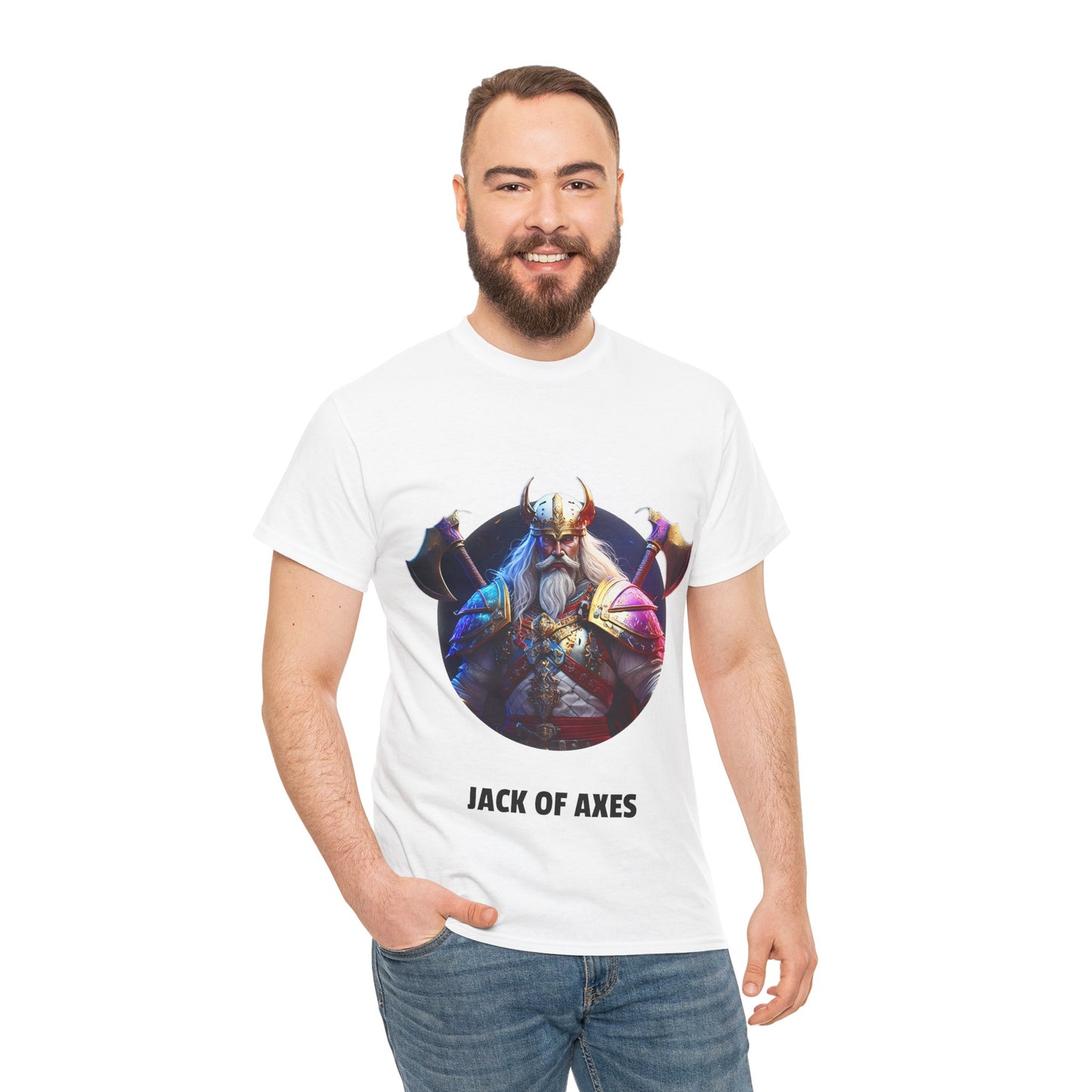Jack Of Axes - Unisex Heavy Cotton Tee (UK)