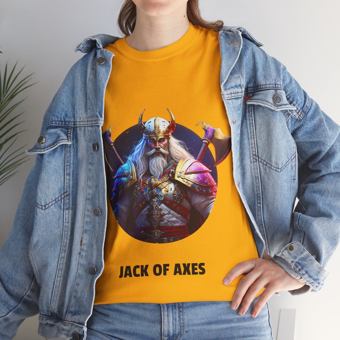 Jack Of Axes - Unisex Heavy Cotton Tee (UK)