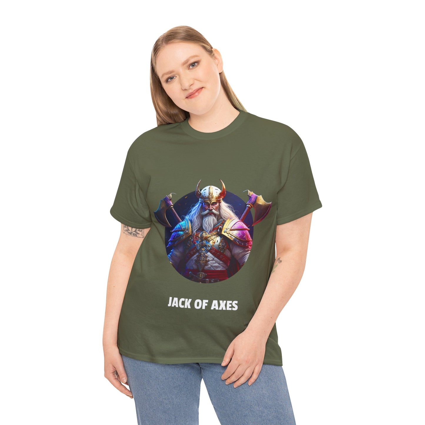 Jack Of Axes - Unisex Heavy Cotton Tee (UK)
