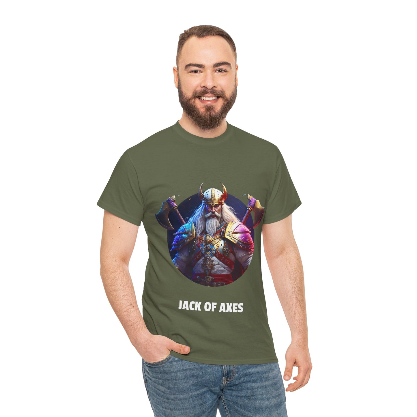 Jack Of Axes - Unisex Heavy Cotton Tee (UK)