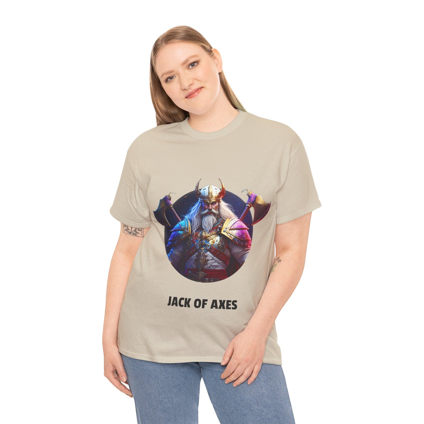 Jack Of Axes - Unisex Heavy Cotton Tee (UK)