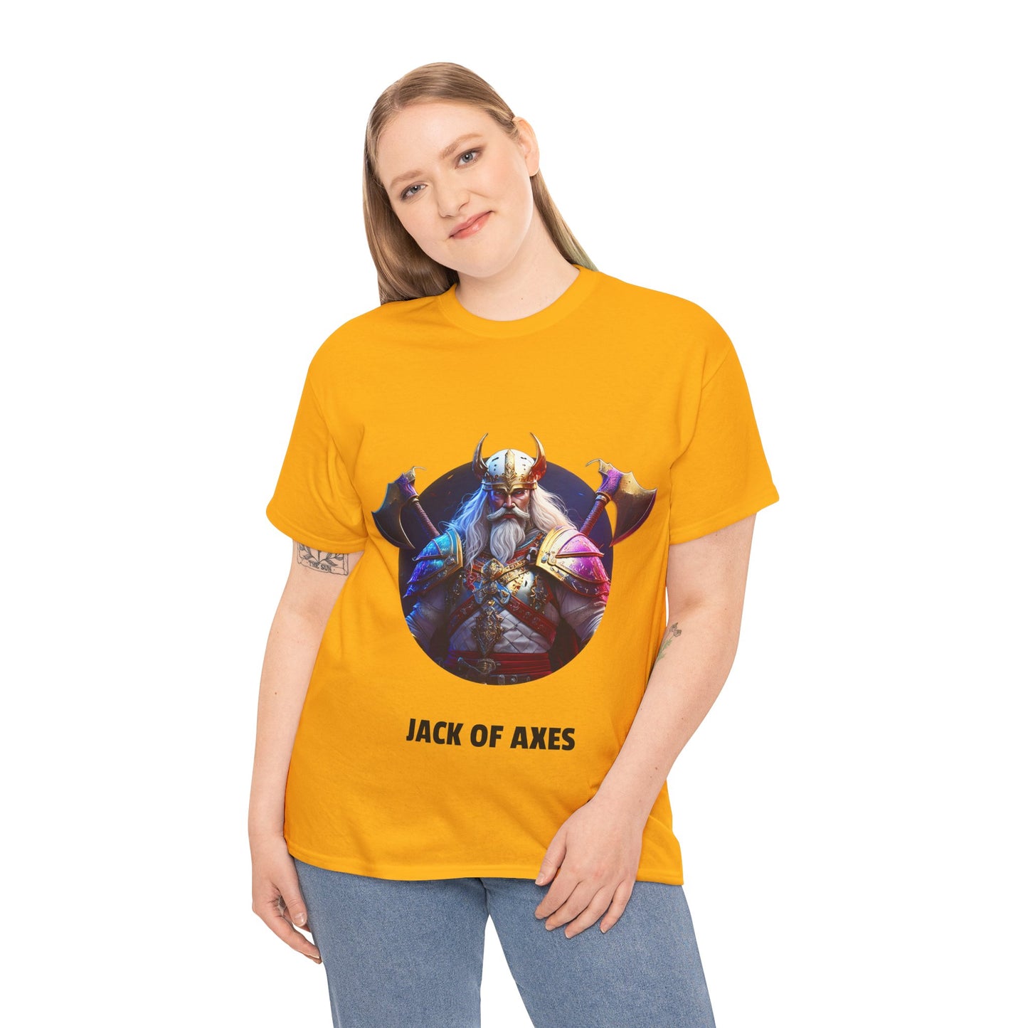 Jack Of Axes - Unisex Heavy Cotton Tee (UK)