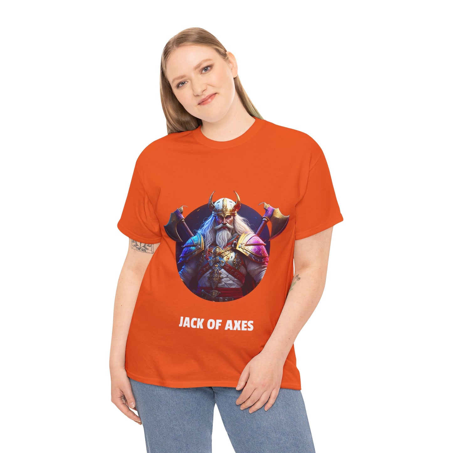 Jack Of Axes - Unisex Heavy Cotton Tee (UK)