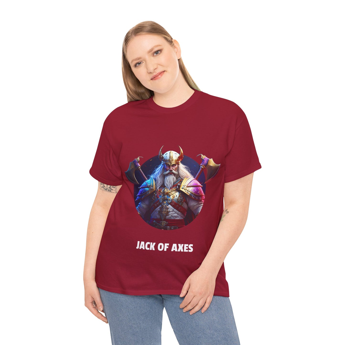 Jack Of Axes - Unisex Heavy Cotton Tee (UK)