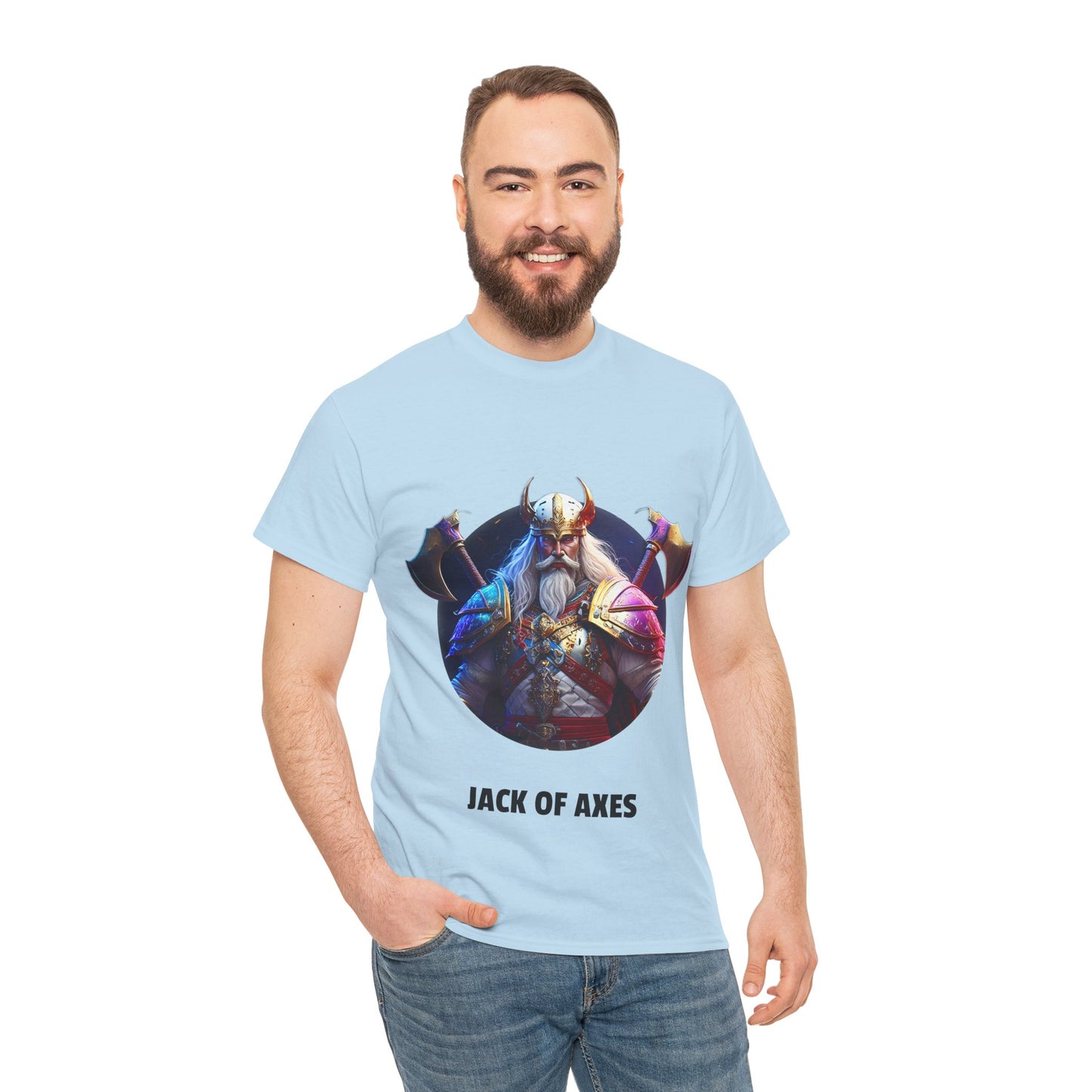 Jack Of Axes - Unisex Heavy Cotton Tee (UK)