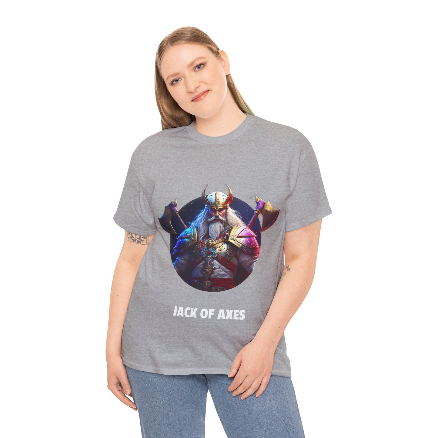 Jack Of Axes - Unisex Heavy Cotton Tee (UK)