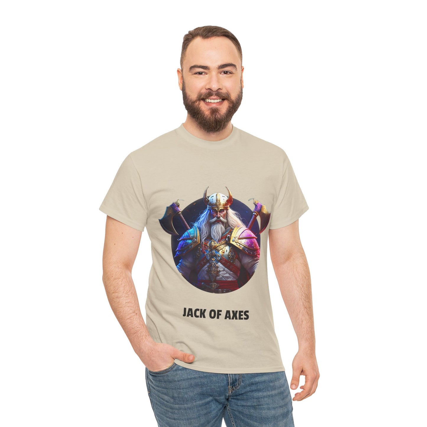 Jack Of Axes - Unisex Heavy Cotton Tee (UK)