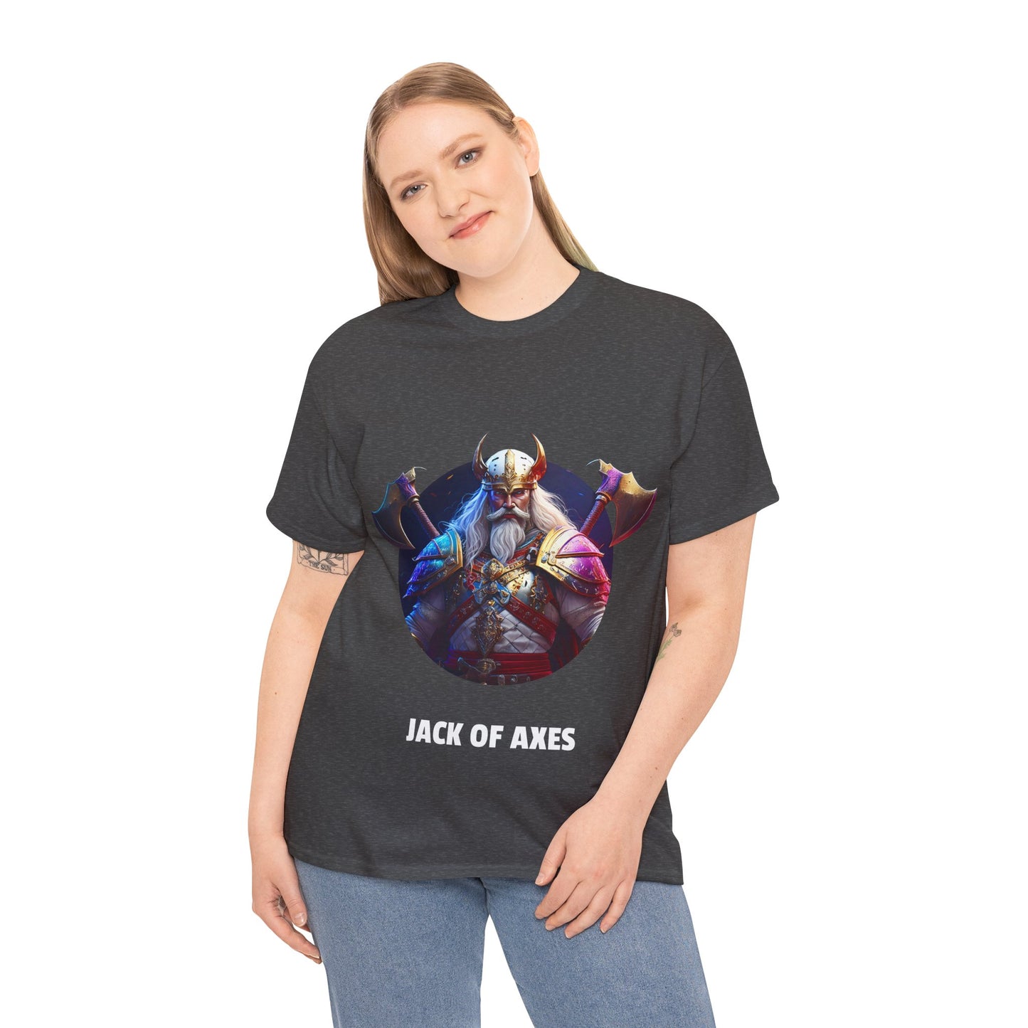 Jack Of Axes - Unisex Heavy Cotton Tee (UK)