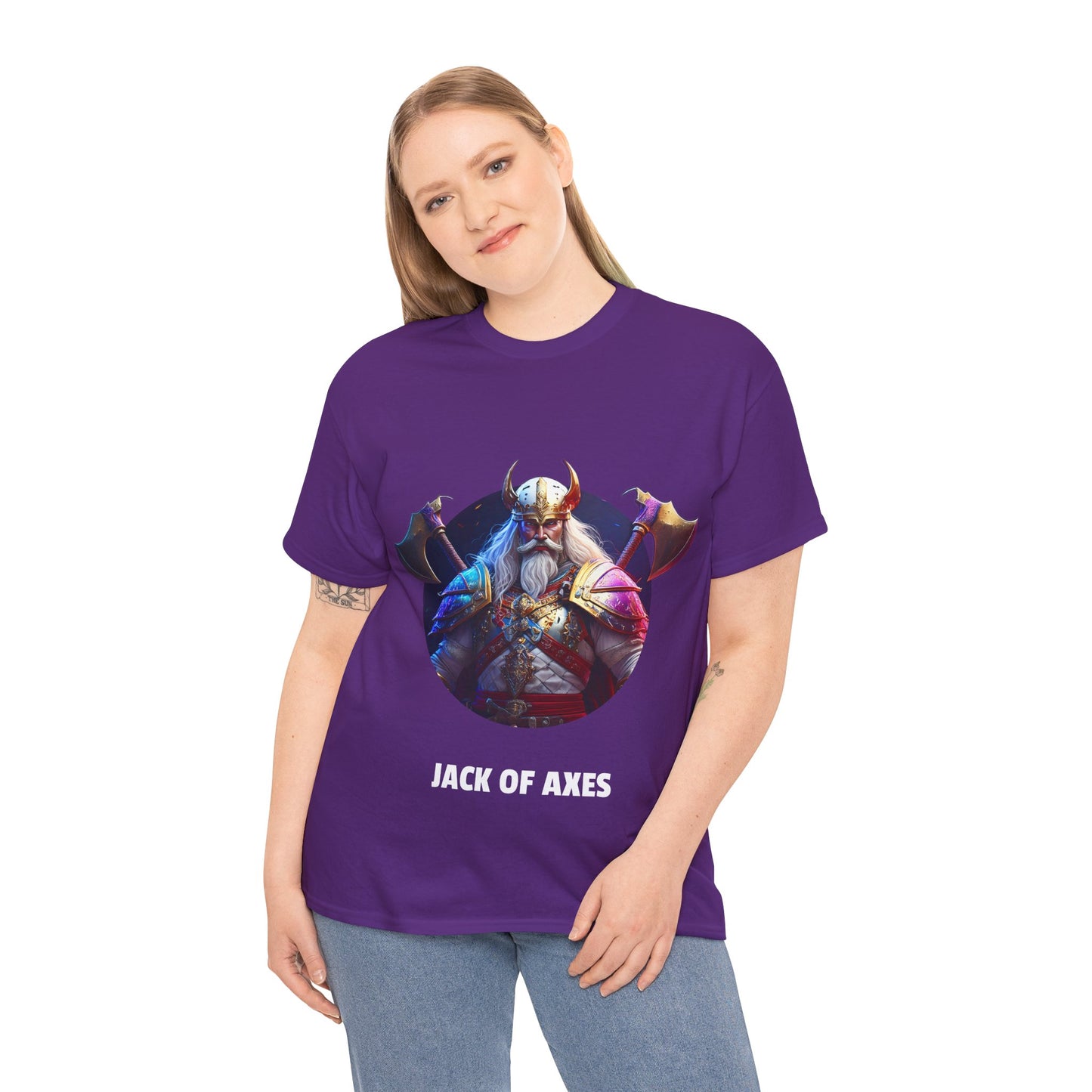 Jack Of Axes - Unisex Heavy Cotton Tee (UK)