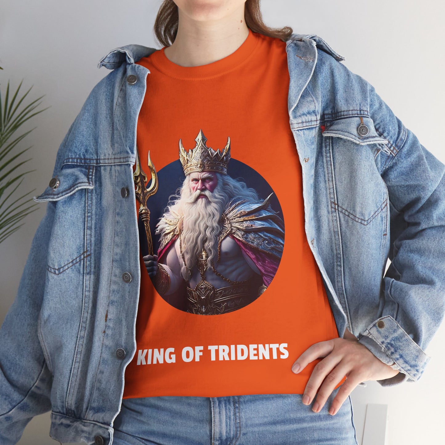 King Of Tridents - Unisex Heavy Cotton Tee (UK)
