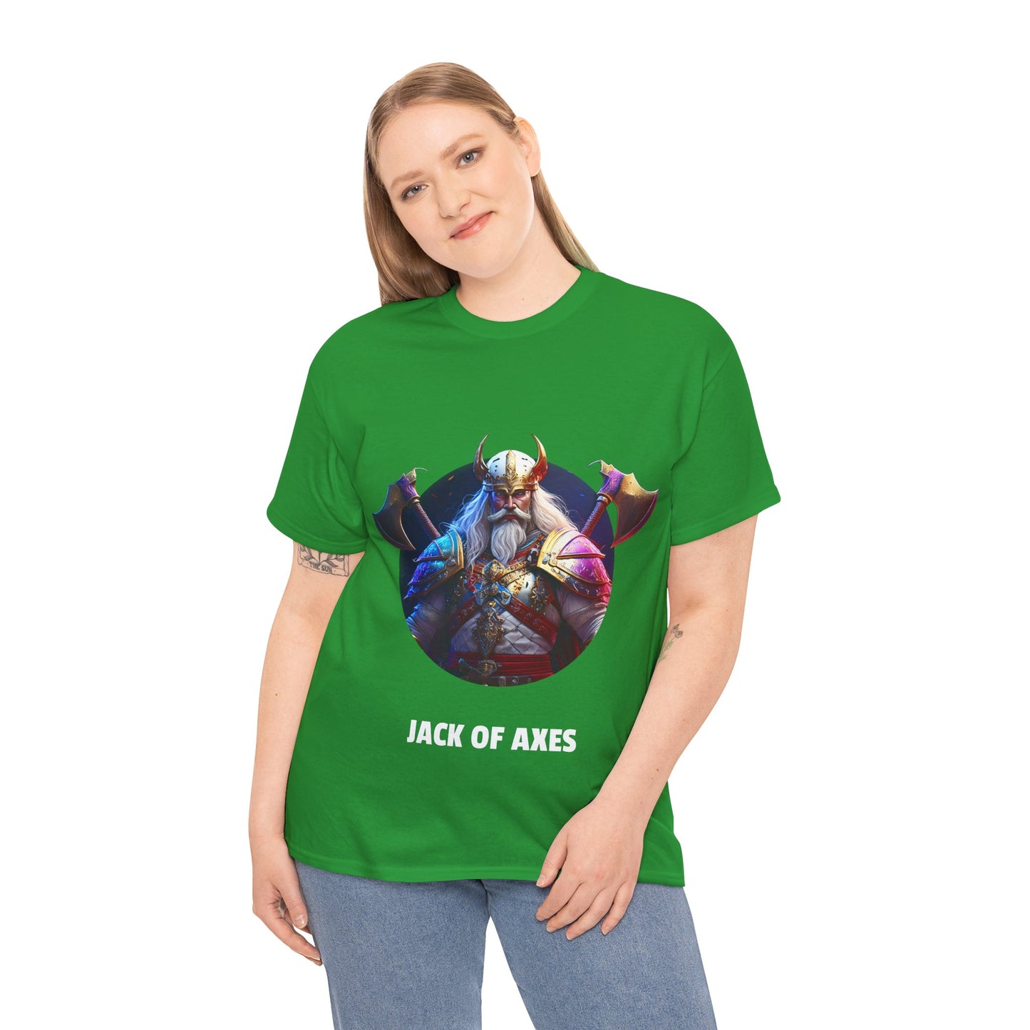 Jack Of Axes - Unisex Heavy Cotton Tee (UK)