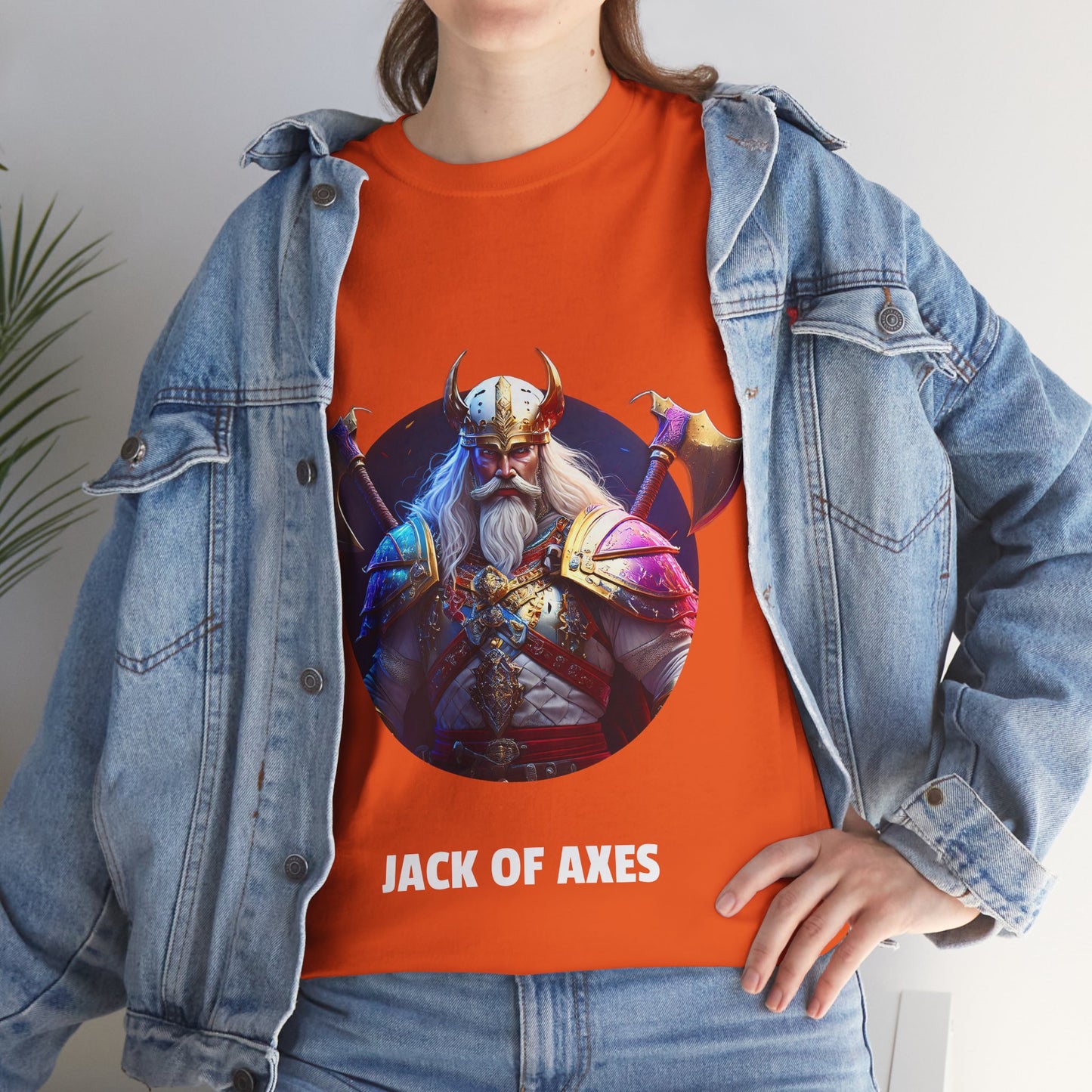 Jack Of Axes - Unisex-T-Shirt aus schwerer Baumwolle (UK)