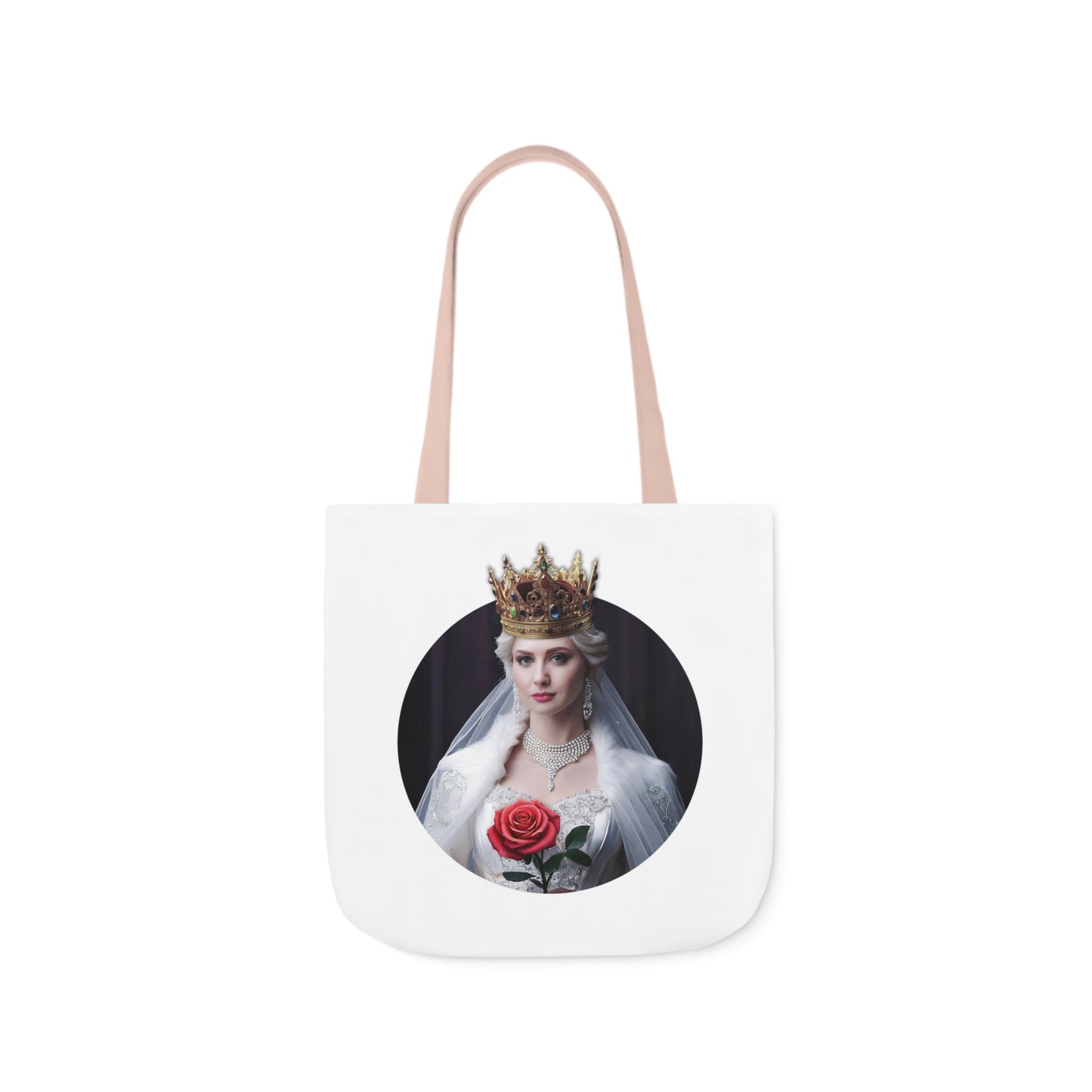 Queen Of Roses - Canvas Tote Bag, 5-Color Straps (US)