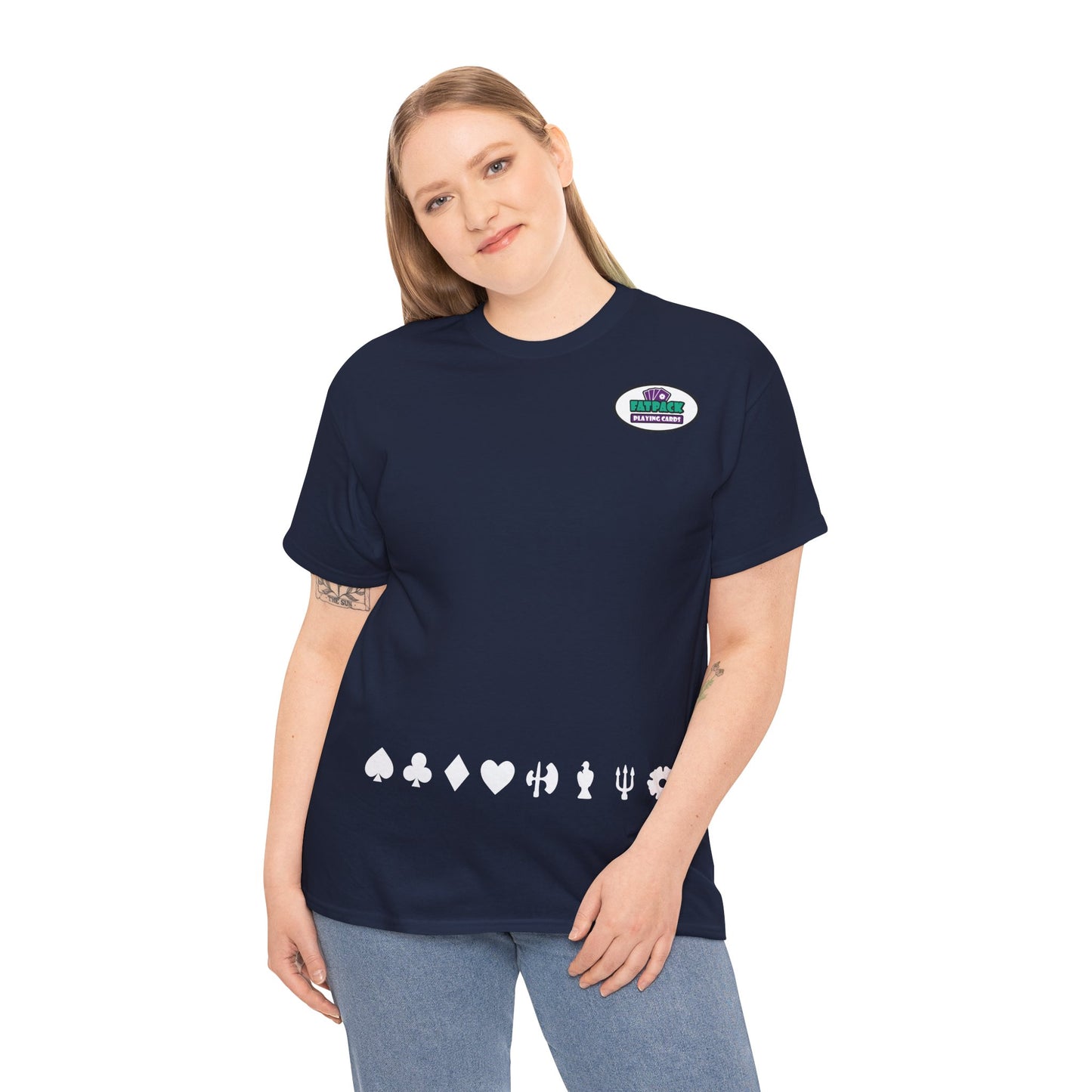 8 Suits - Unisex-T-Shirt aus schwerer Baumwolle (UK)