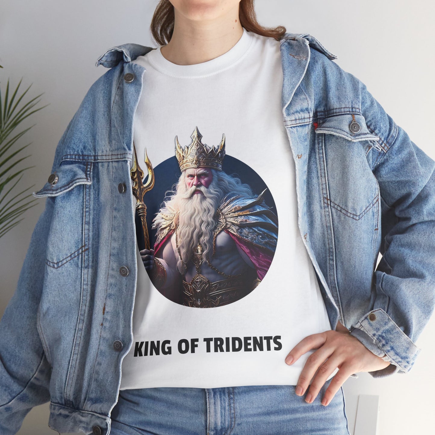 King Of Tridents - Unisex Heavy Cotton Tee (UK)