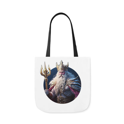 King Of Tridents - Canvas Tote Bag, 5-Color Straps (US)