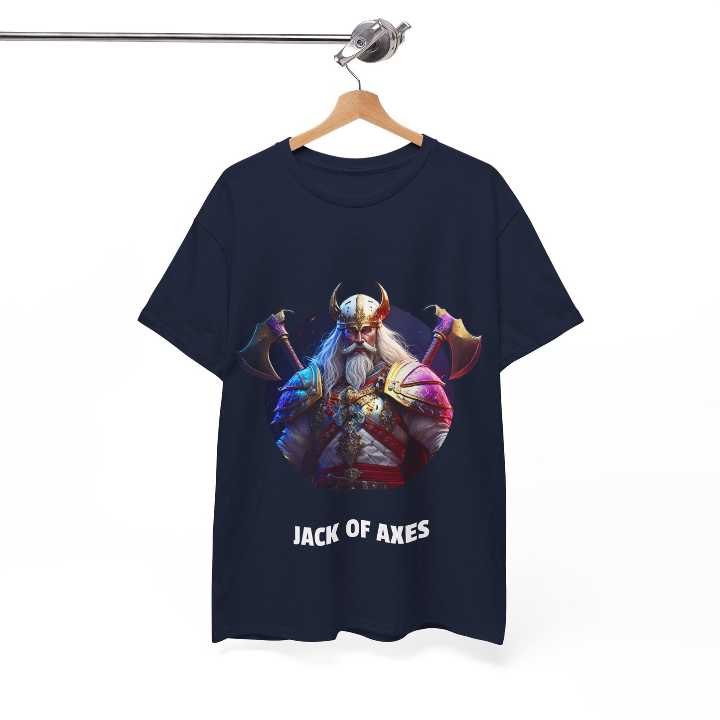 Jack Of Axes - Unisex-T-Shirt aus schwerer Baumwolle (UK)