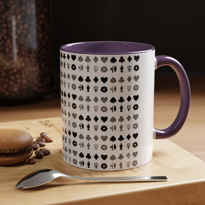 8 Suits - Accent Coffee Mug (11, 15oz) (UK)