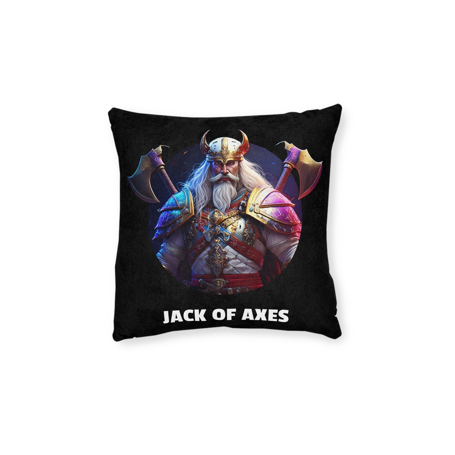 Jack Of Axes - Square Pillow (UK)