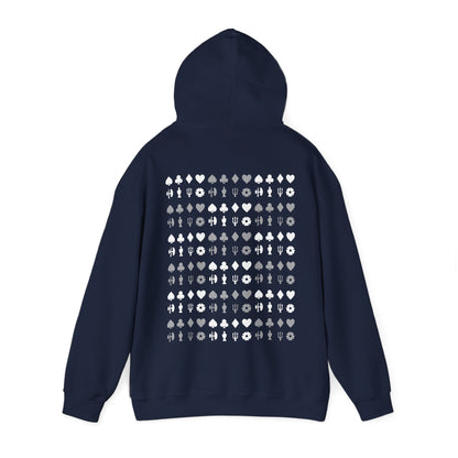 8 Suits - Unisex Heavy Blend™ Hooded Sweatshirt (EU)