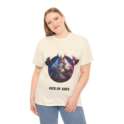 Jack Of Axes - Unisex-T-Shirt aus schwerer Baumwolle (UK)