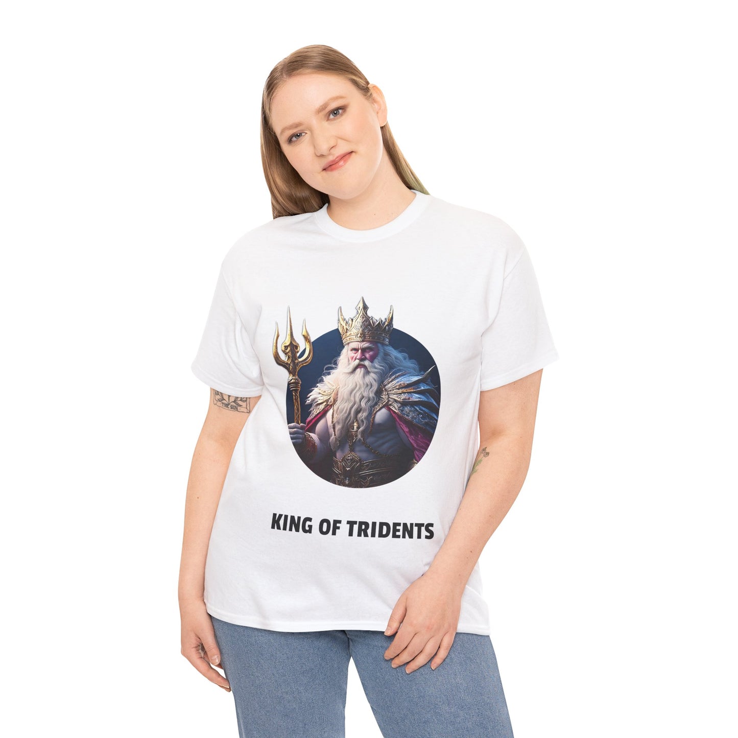 King Of Tridents - Unisex Heavy Cotton Tee (UK)