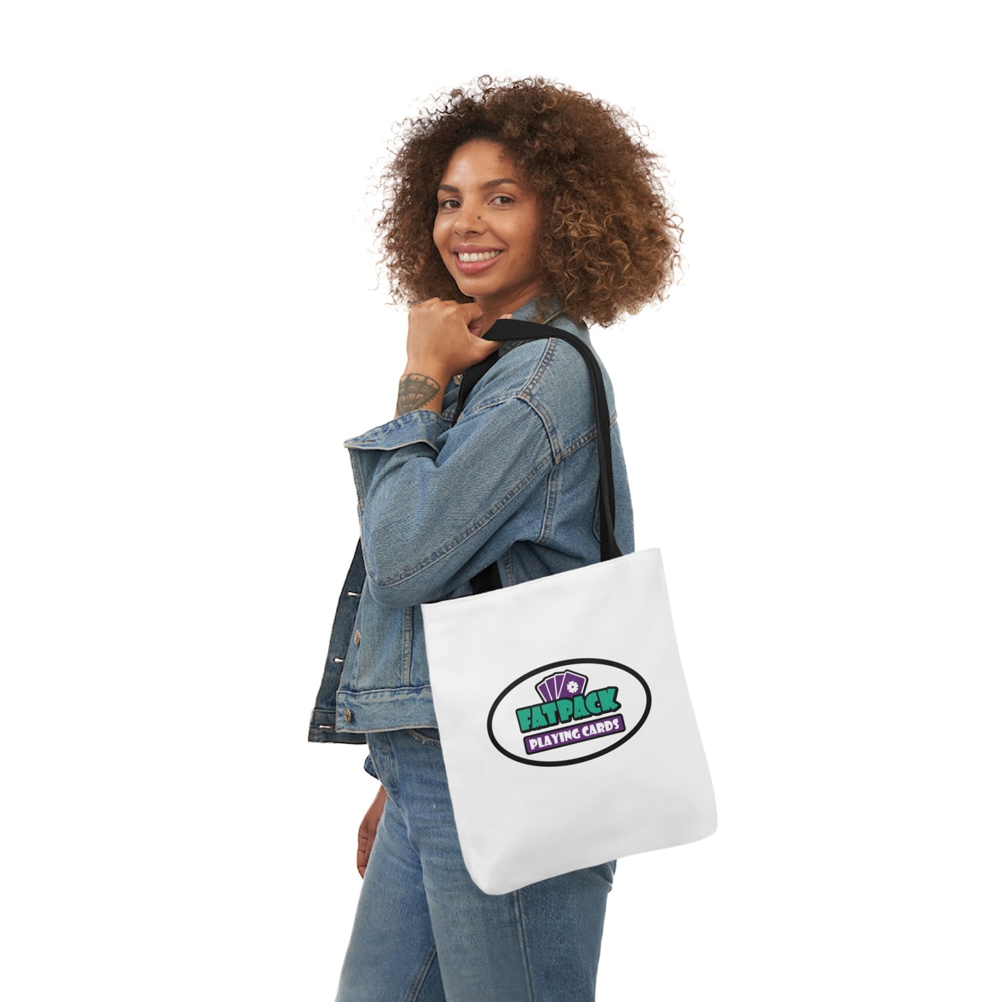 Fatpack Logo - Canvas Tote Bag, 5-Color Straps (UK)