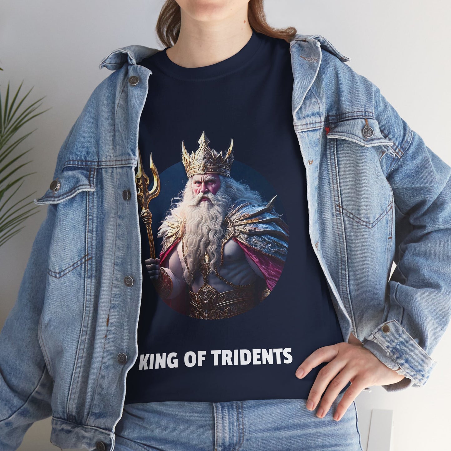 King Of Tridents - Unisex Heavy Cotton Tee (UK)