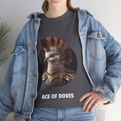 Ace of Doves - Unisex-T-Shirt aus schwerer Baumwolle (UK)