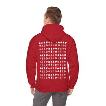 8 Suits - Unisex Heavy Blend™ Hooded Sweatshirt (UK)