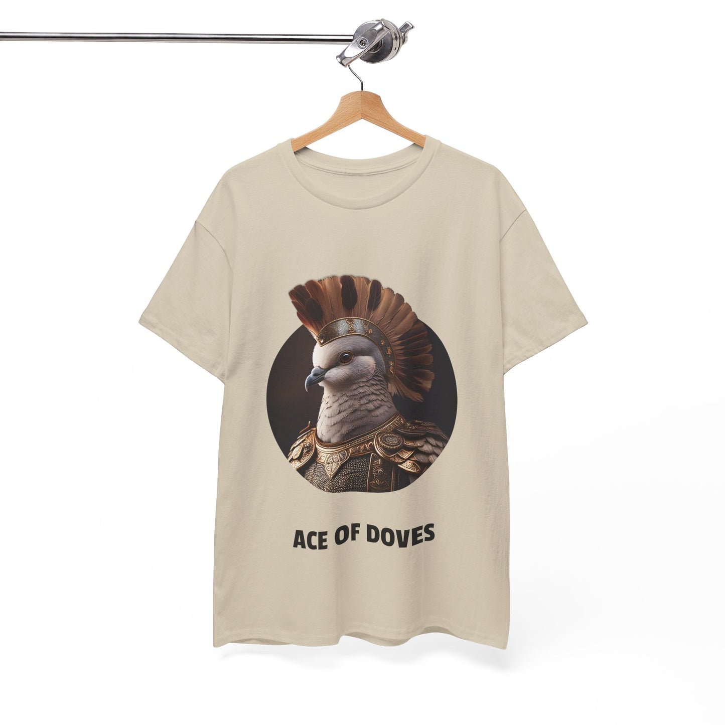 Ace of Doves - Unisex-T-Shirt aus schwerer Baumwolle (UK)