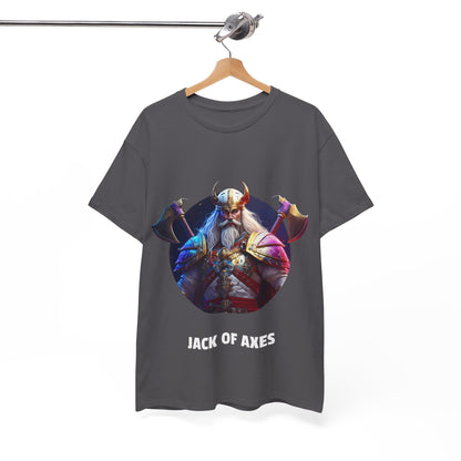 Jack Of Axes - Unisex-T-Shirt aus schwerer Baumwolle (UK)