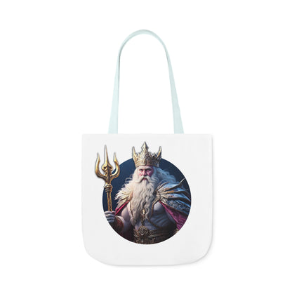 King Of Tridents - Canvas Tote Bag, 5-Color Straps (UK)