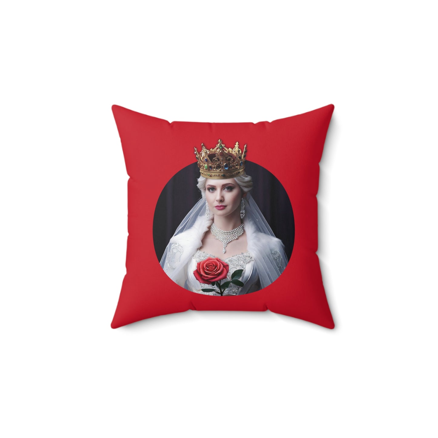 Queen Of Roses - Spun Polyester Square Pillow (US)