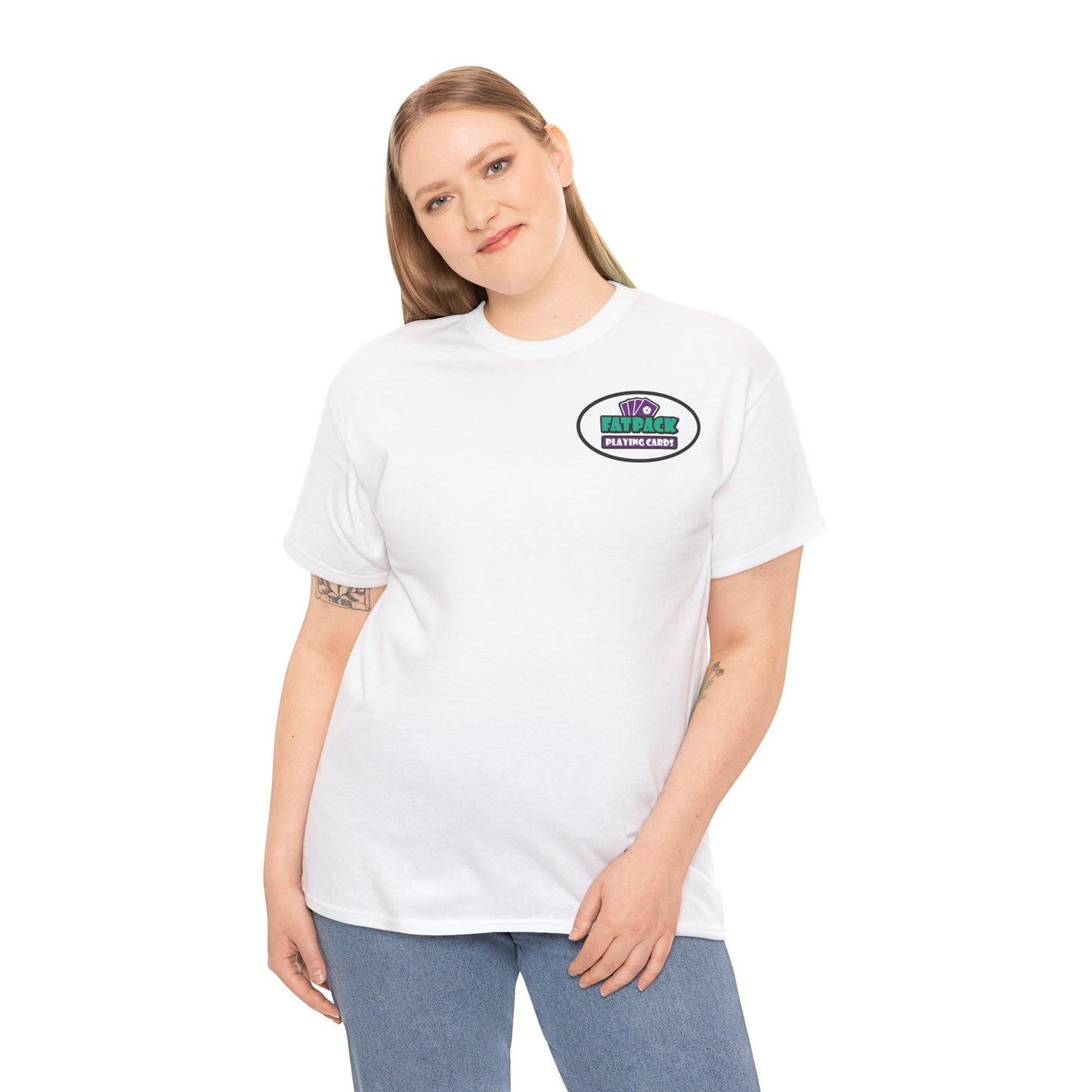 Fatpack Logo - Unisex Heavy Cotton Tee (UK)