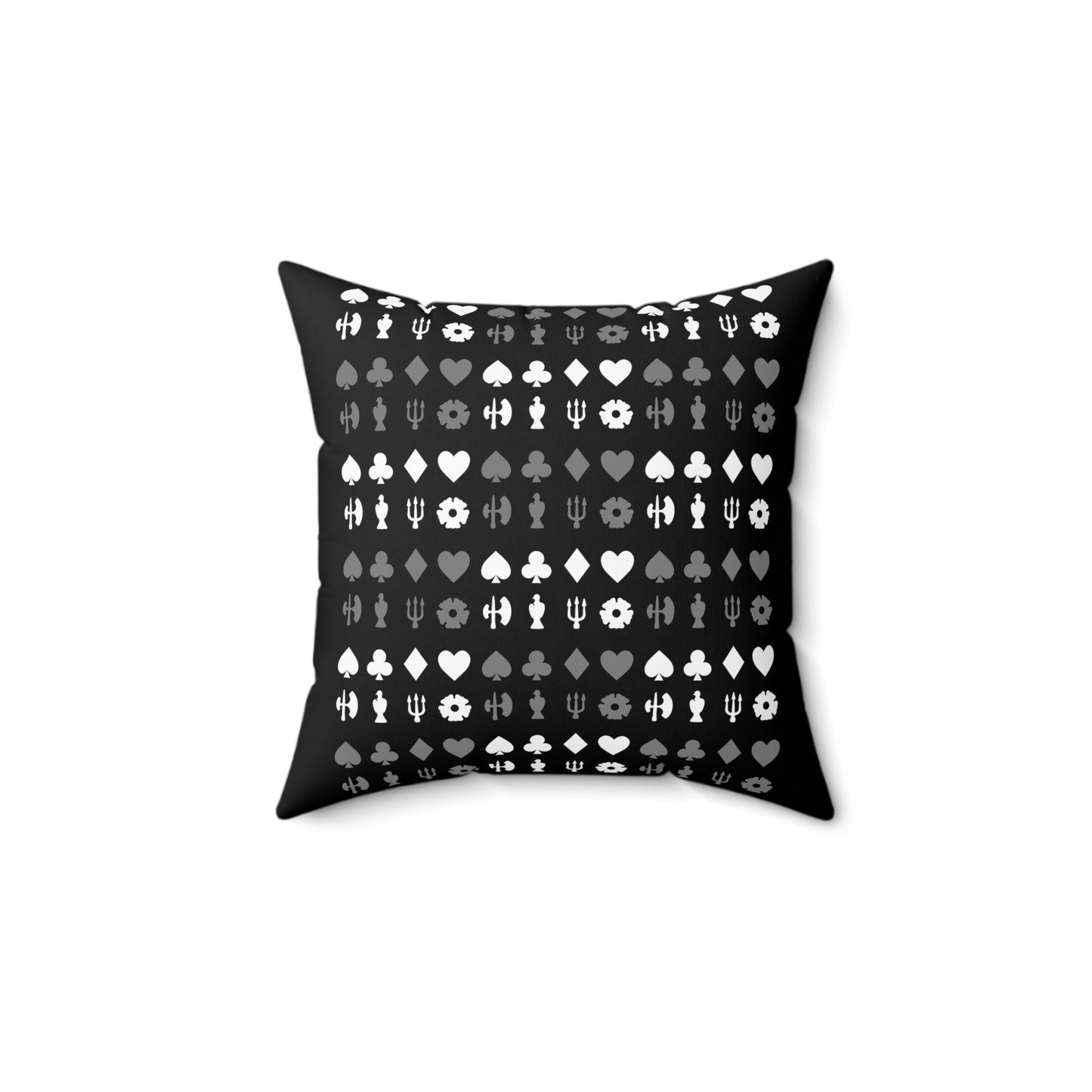 8 Suits - Spun Polyester Square Pillow (US)