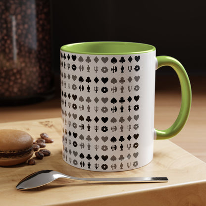 8 Suits - Accent Coffee Mug (11, 15oz) (UK)