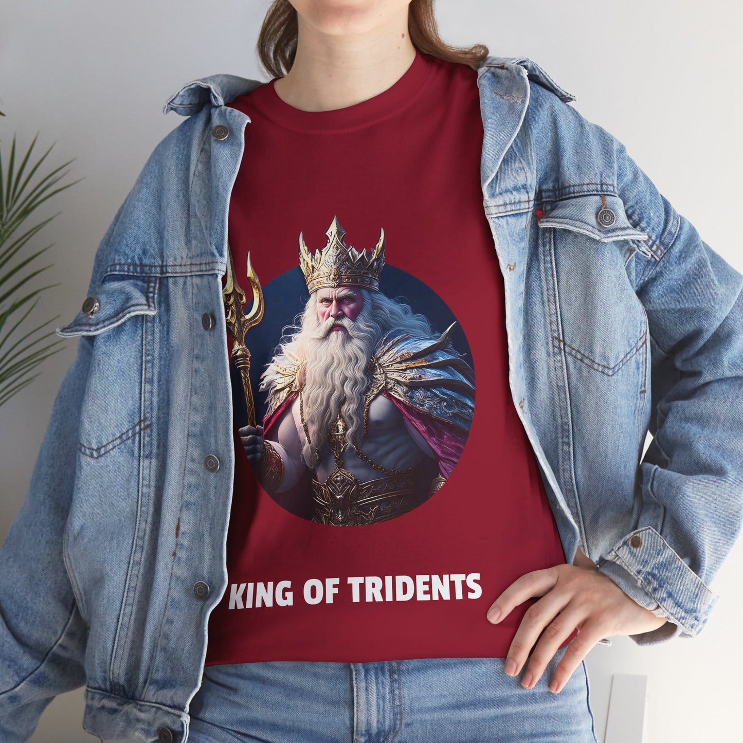 King Of Tridents - Unisex Heavy Cotton Tee (UK)