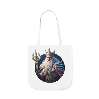 King Of Tridents - Canvas Tote Bag, 5-Color Straps (UK)