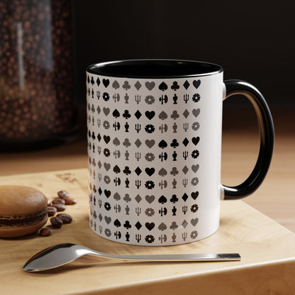 8 Suits - Accent Coffee Mug (11, 15oz) (UK)