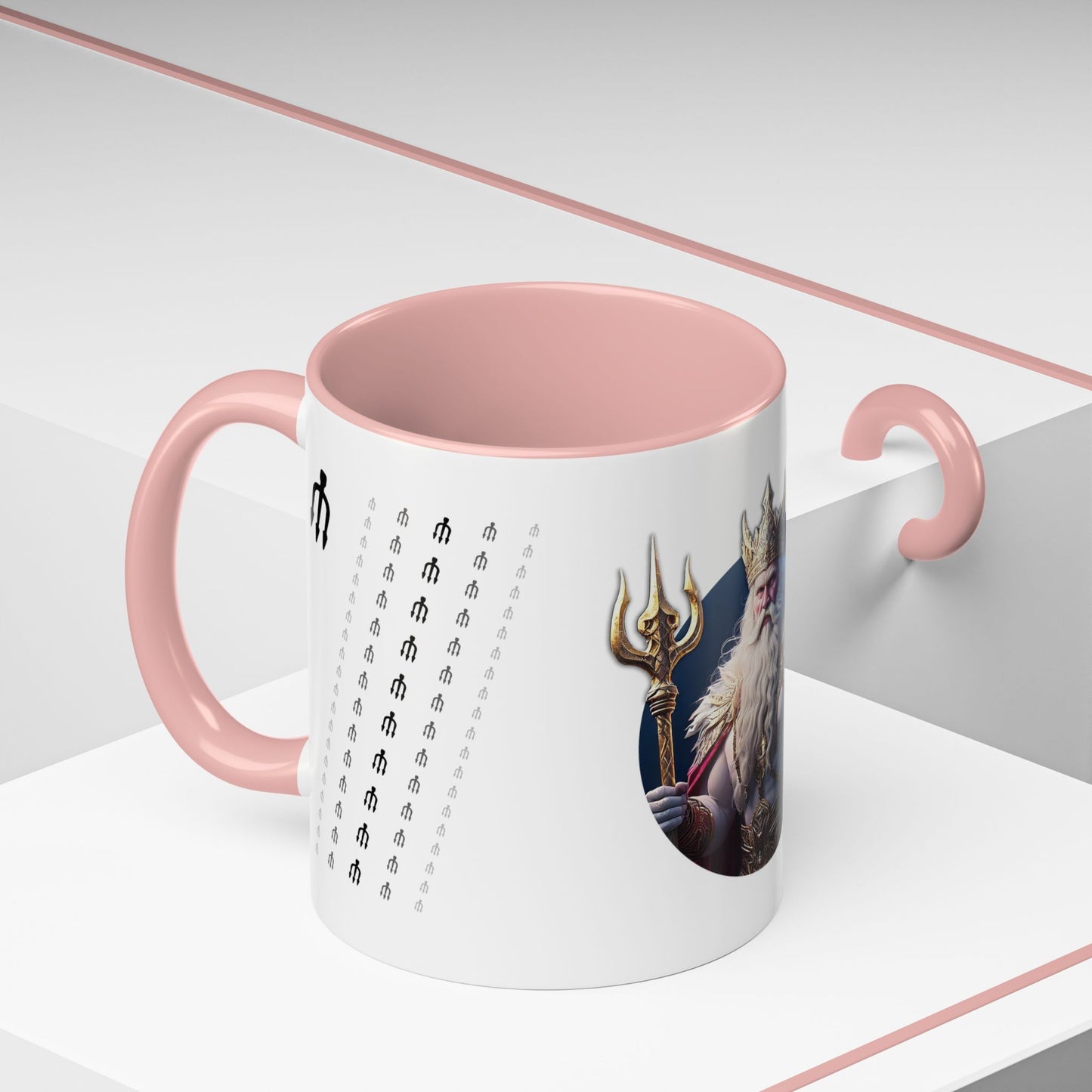 King Of Tridents - Akzent-Kaffeetasse (11, 15 oz) (UK)