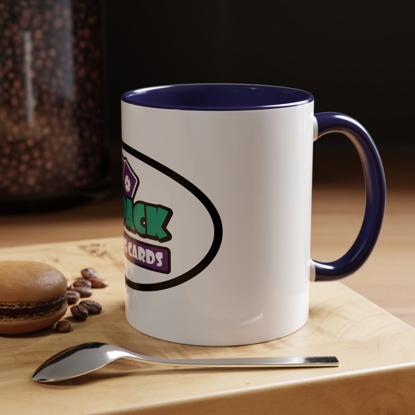 Fatpack-Logo – Akzent-Kaffeetasse (11, 15 oz) (UK)