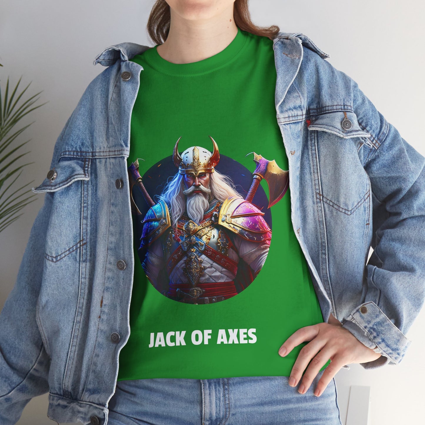 Jack Of Axes - Unisex-T-Shirt aus schwerer Baumwolle (UK)