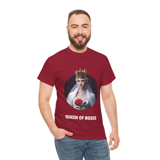 Queen Of Roses - Unisex Heavy Cotton Tee (UK)