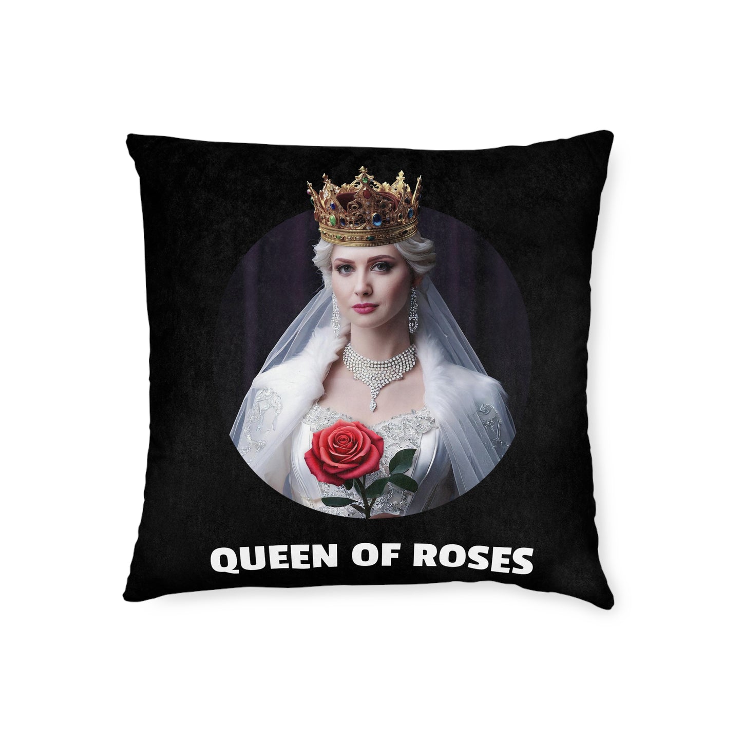 Queen Of Roses - Square Pillow (UK)