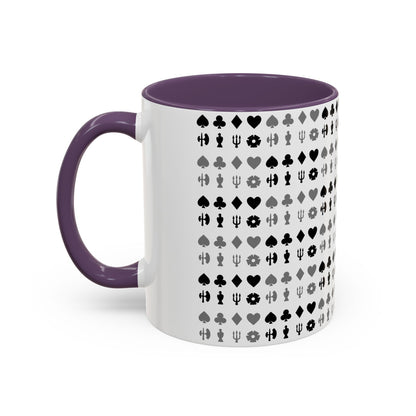 8 Suits - Accent Coffee Mug (11, 15oz) (US)